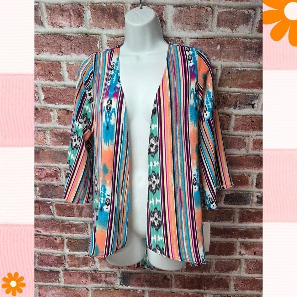 Girls XL‎ Kimono Cardigan Jody California Stripe